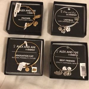 Alex and Ani 4 pack bracelets.